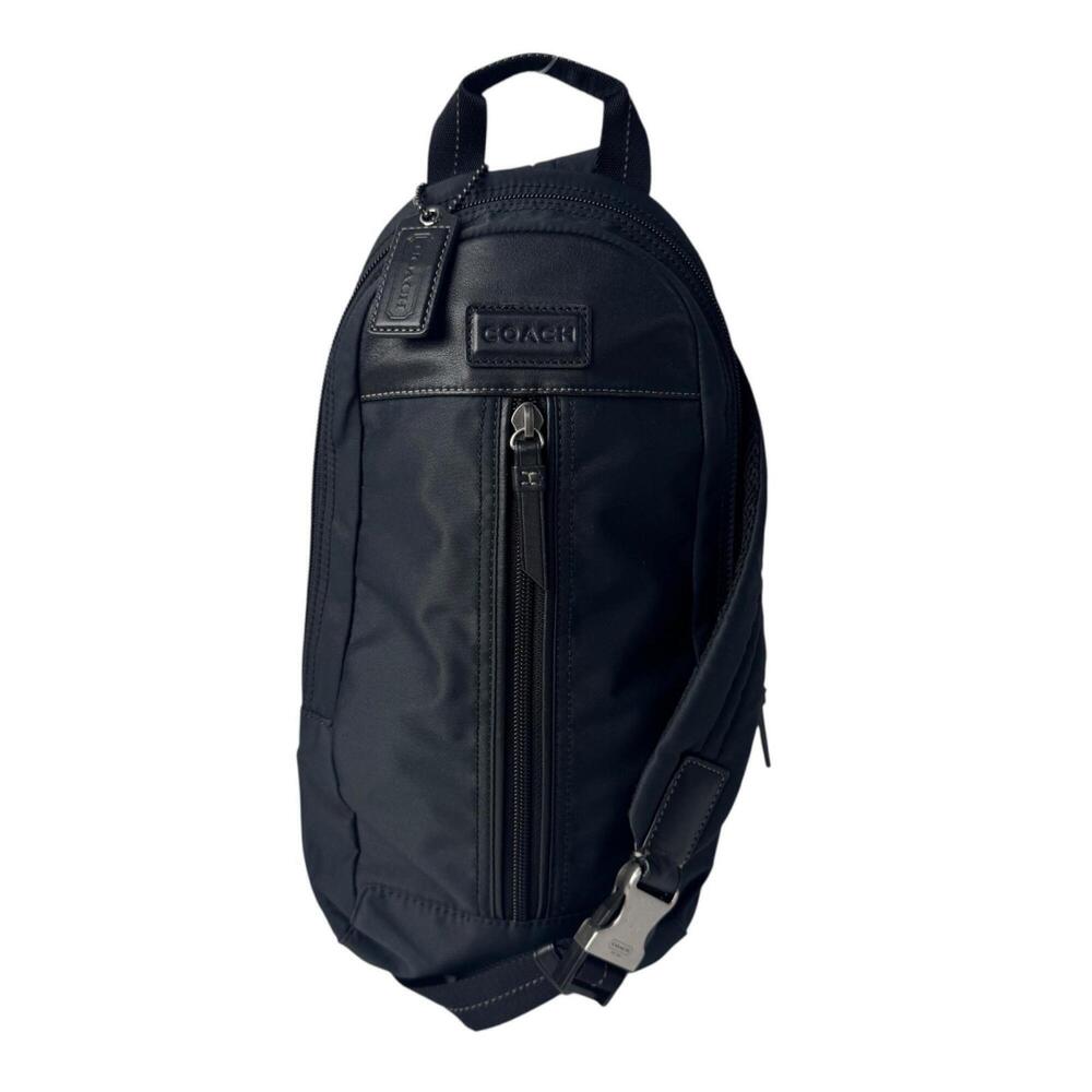 Coach sling bag, body one-shoulder crossbody bag for men.